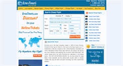 Desktop Screenshot of erostours.com